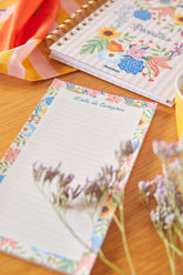 Bloco Lista de Compras - Floral Romântico